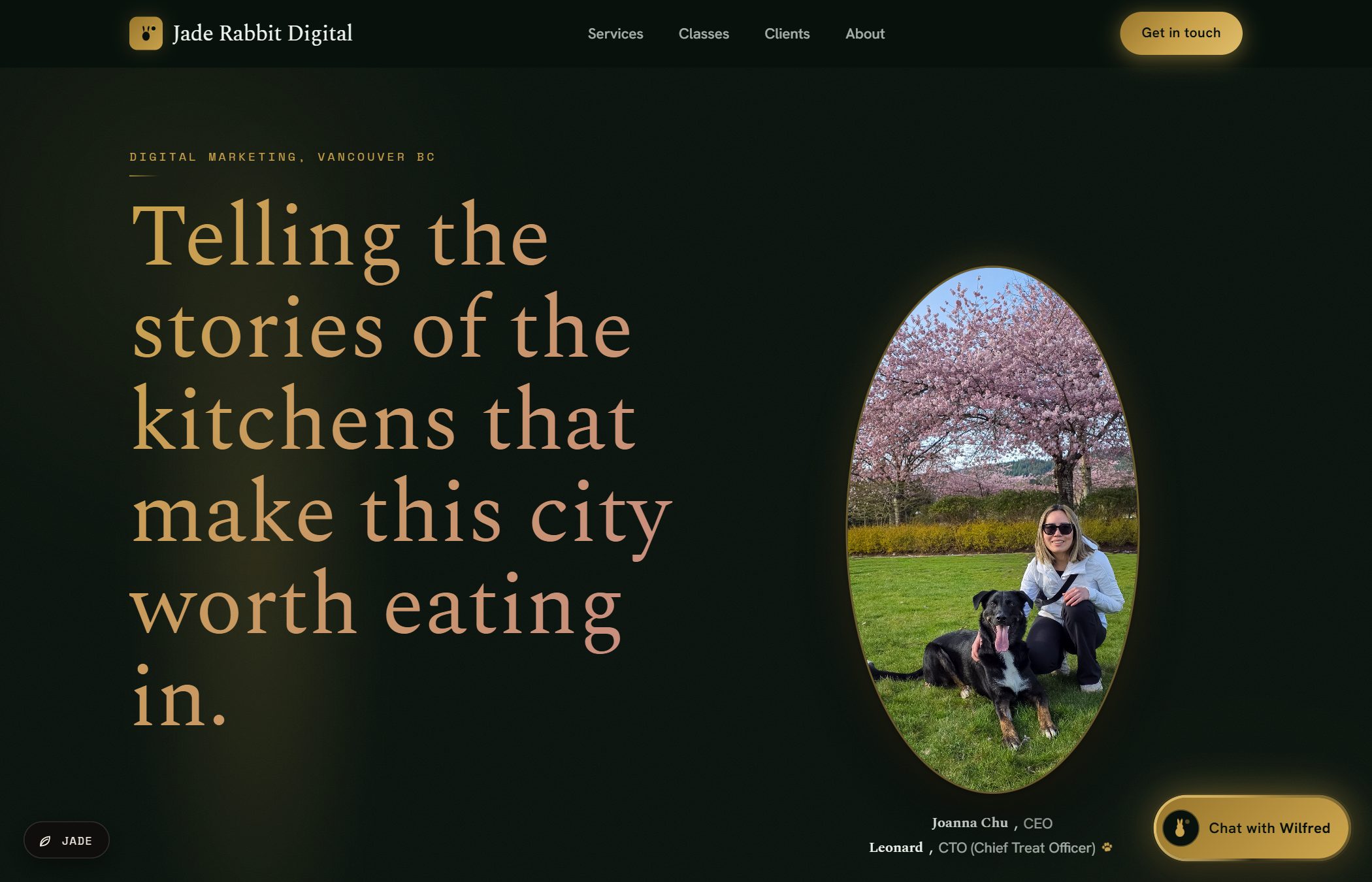 Jade Rabbit Digital website screenshot